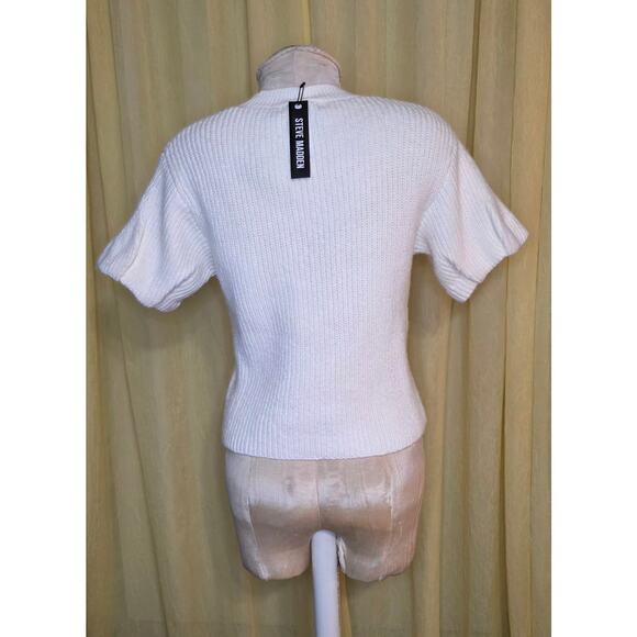 Steve Madden Jadey Short Sleeve Sweater Size S NWT - Picture 2 of 8